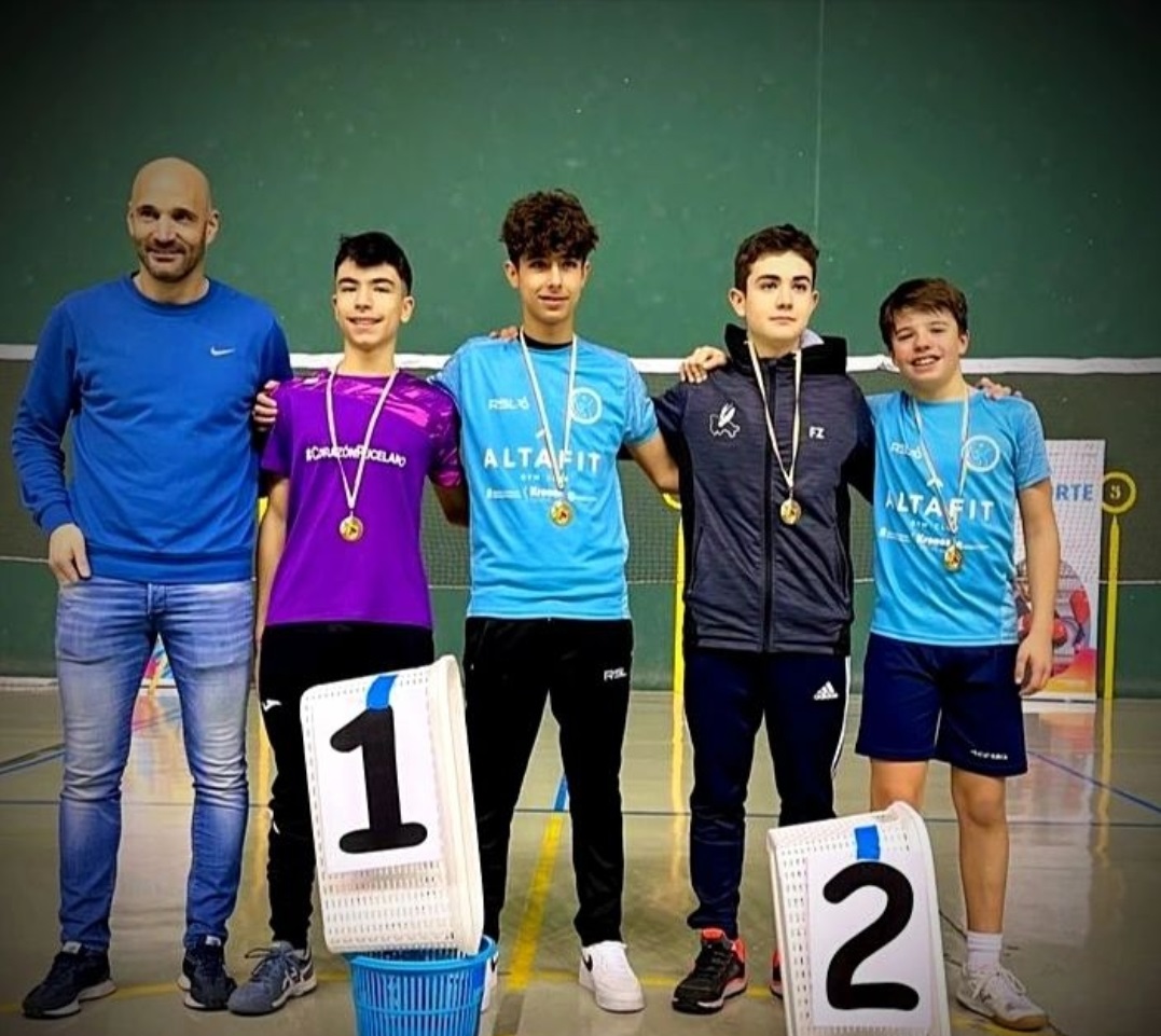 Medallas en el TOP TTR Lardero Sub-13, Sub-17 y Sénior